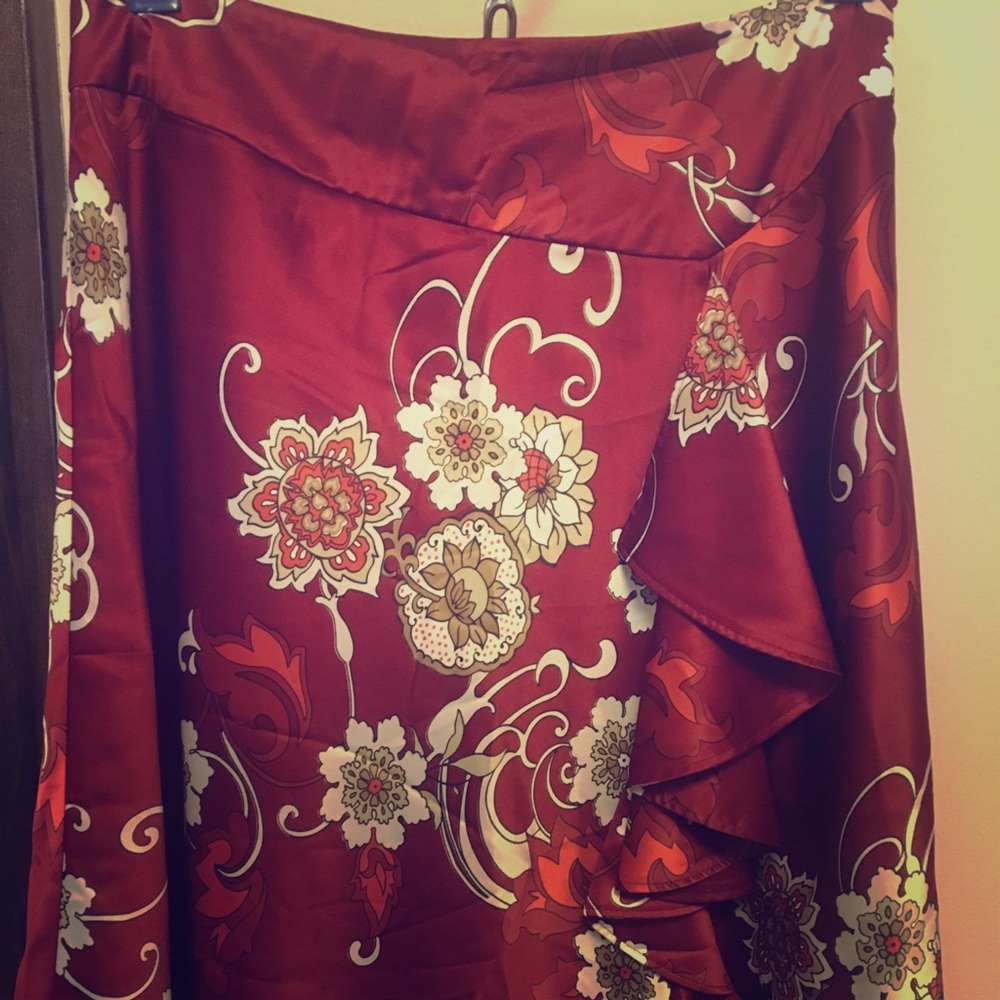 Silk skirt
